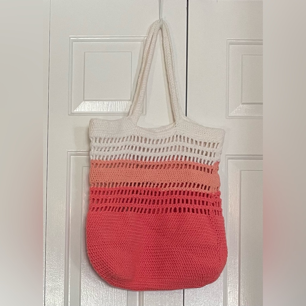 Handmade crochet hand bag purse
